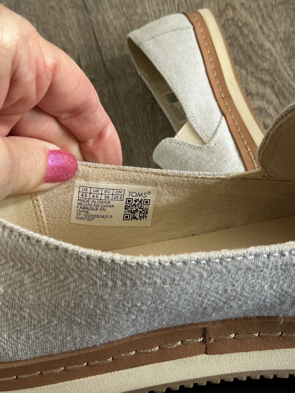 Tom’s Jocelyn Espadrille Slip-On Sneakers - 8.5 - Picture 9 of 10